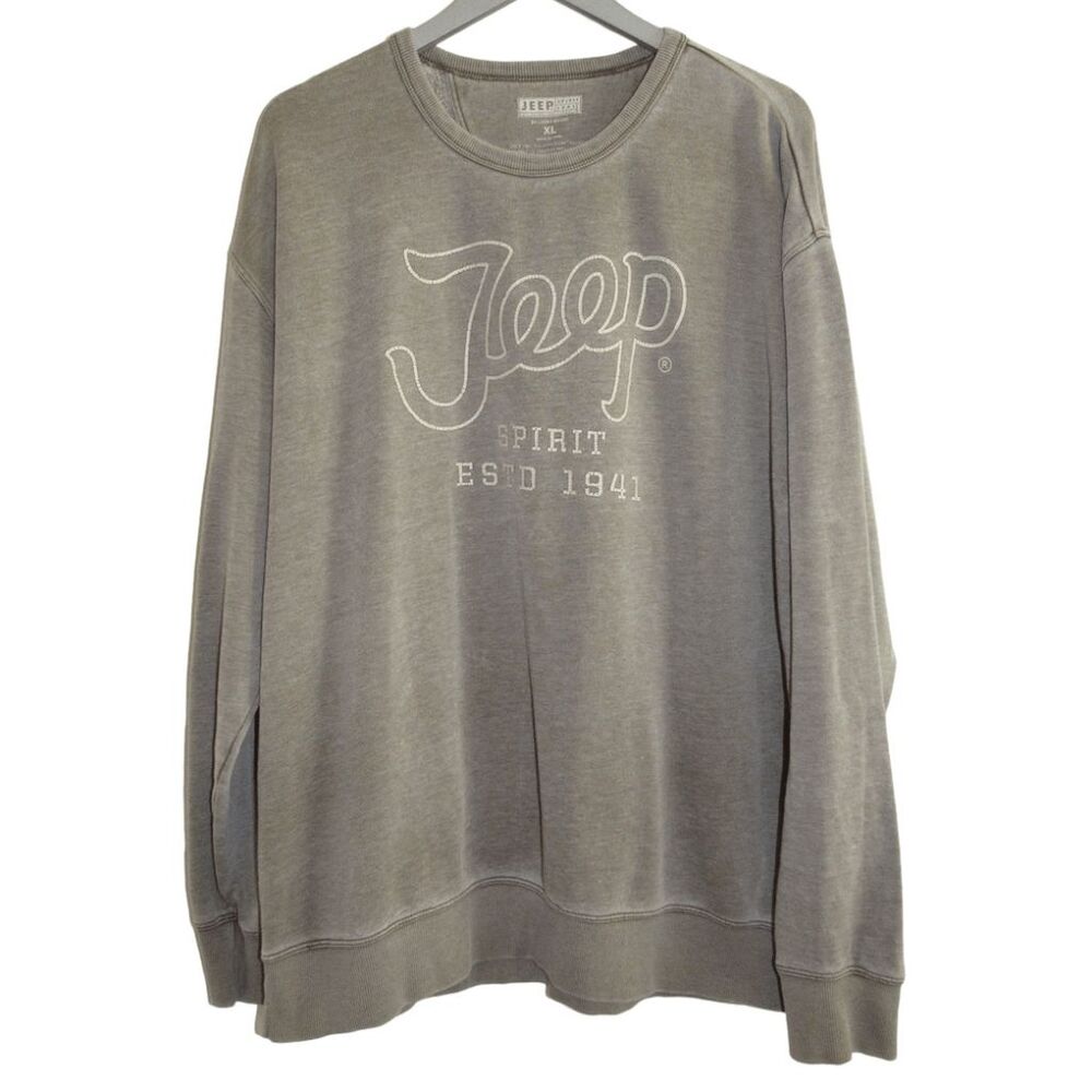 Lucky Brand Men's Jeep Logo Pullover Sweatshirt Sz XL